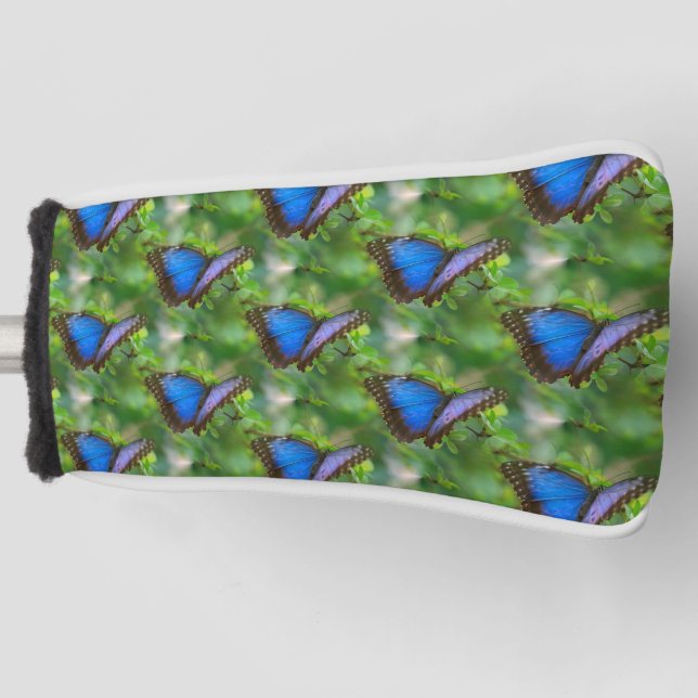 Funda Para Palo De Golf Mariposa azul (Anverso)