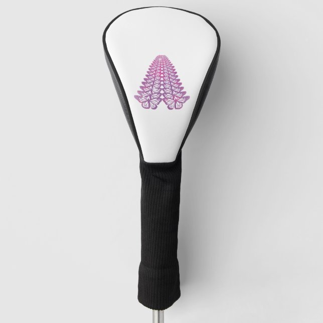 Funda Para Palo De Golf mariposa de árbol de navidad (Anverso)