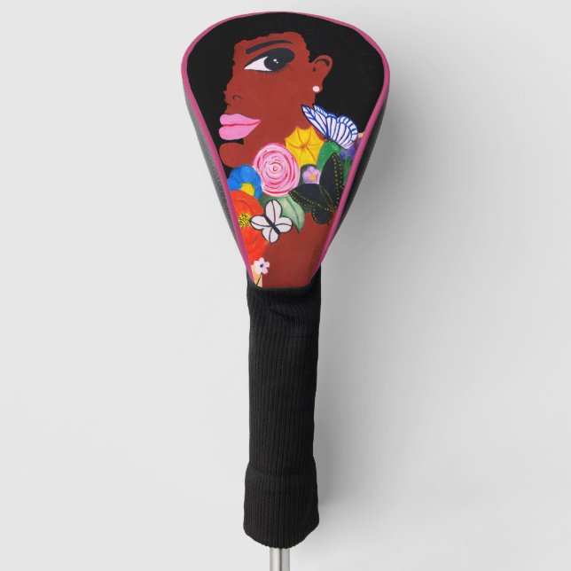Funda Para Palo De Golf Mariposa negra (Anverso)