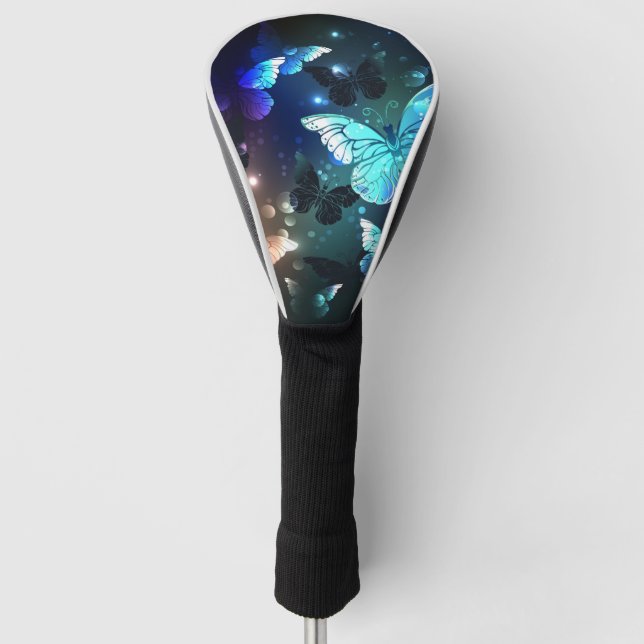 Funda Para Palo De Golf Mariposa nocturna fluida (Anverso)