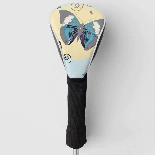 Funda Para Palo De Golf Mariposas En El Día (Anverso)