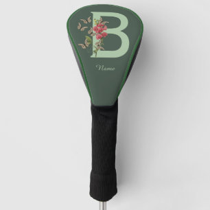Funda Para Palo De Golf Mariposas Sweet Pea Monograma Inicial B Nombre  