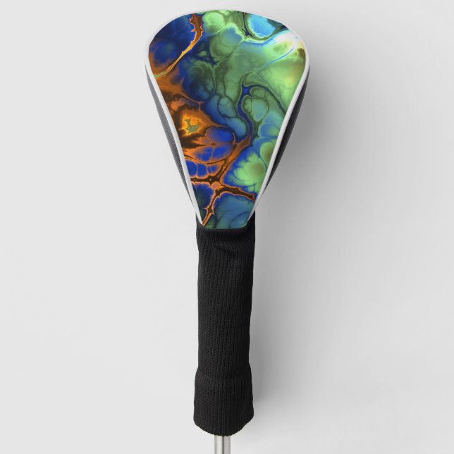 Funda Para Palo De Golf Mármol galáctico (Anverso)