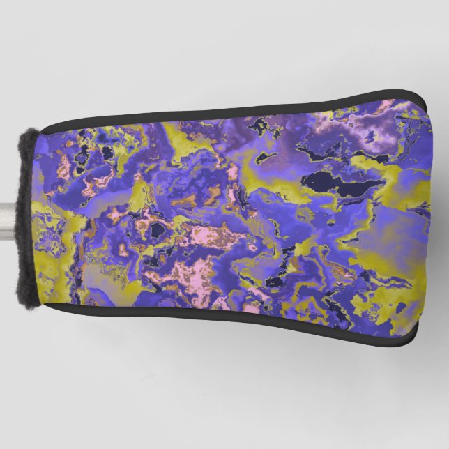 Funda Para Palo De Golf Mármol radiactivo (Anverso)
