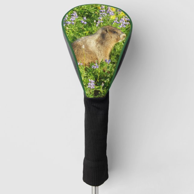 Funda Para Palo De Golf Marmot en Mont Rainier Wildflowers (Anverso)