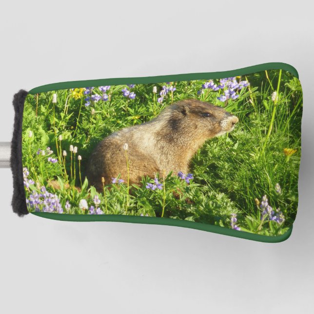 Funda Para Palo De Golf Marmot en Mont Rainier Wildflowers (Anverso)