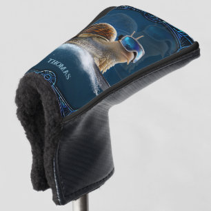 Funda Para Palo De Golf Más fría que el resto, el caracol con snowboard.