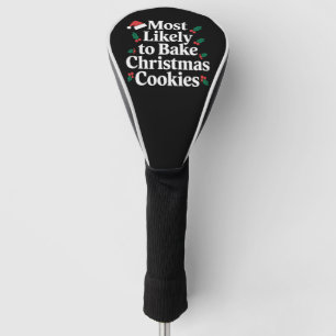 Funda Para Palo De Golf Más Probable De Hornear Galletas De Navidad Famili