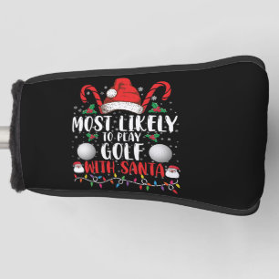 Funda Para Palo De Golf Más Probable Que Juegue Golf Con Santa Familia Xma