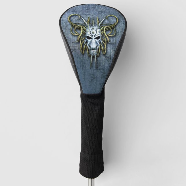 Funda Para Palo De Golf Máscara de guerra de Alien (Anverso)