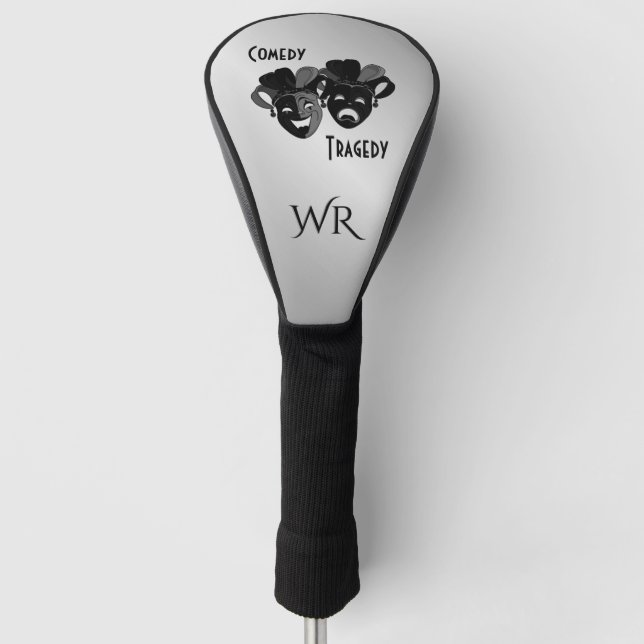 Funda Para Palo De Golf Máscaras de teatro de Comedia y Tragedia (Anverso)