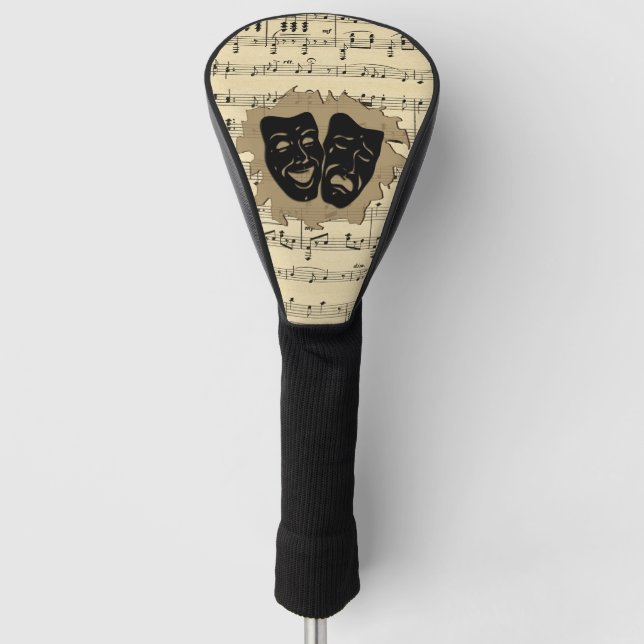 Funda Para Palo De Golf Máscaras de teatro y música antigua (Anverso)