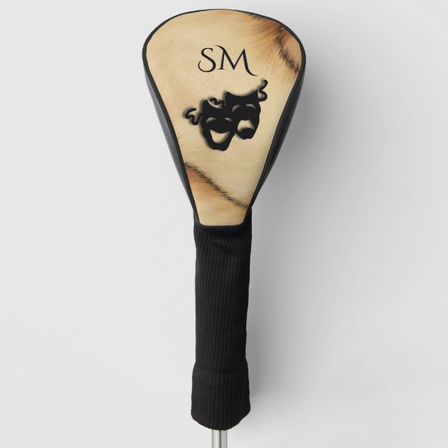 Funda Para Palo De Golf Máscaras rusas de teatro de humor y tragedia (Anverso)