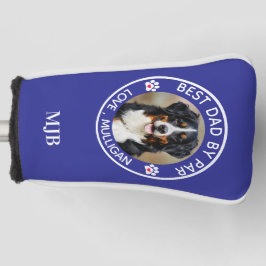 Funda Para Palo De Golf Mascota De Foto Perro personalizado Mejor Papá Por