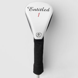 Funda Para Palo De Golf Mascota de parodia divertida para golfista con hán
