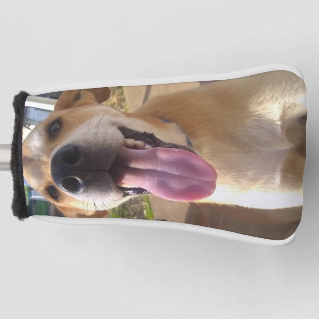 Funda Para Palo De Golf Mascota de perro personalizado (Anverso)