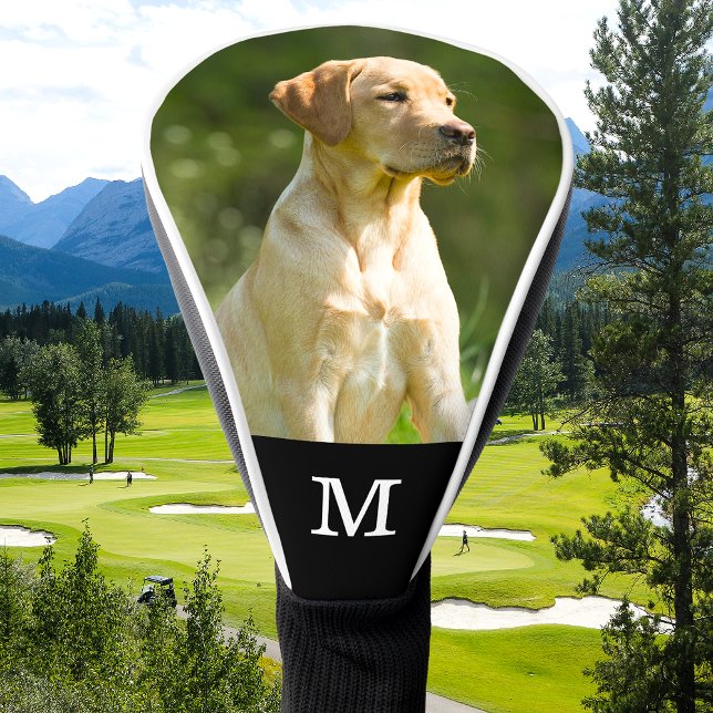 Funda Para Palo De Golf Mascota personalizado Foto Elegante Monograma Pers (Subido por el creador)