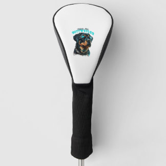 Funda Para Palo De Golf Mascotas de estilo Rottweiler