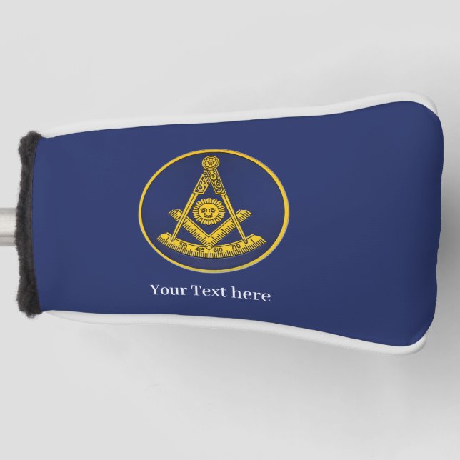 Funda Para Palo De Golf Masonería Masonry Masonic del antiguo Master Lodge (Anverso)