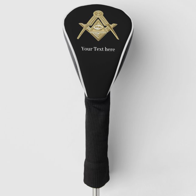 Funda Para Palo De Golf Master Mason Lodge Freemason Masonry Masonic (Anverso)