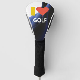 Funda Para Palo De Golf Me encanta la cubierta de la cabeza de golf
