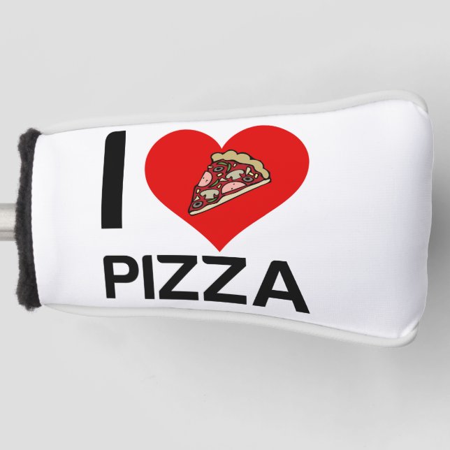 FUNDA PARA PALO DE GOLF ME ENCANTA PIZZA (Anverso)