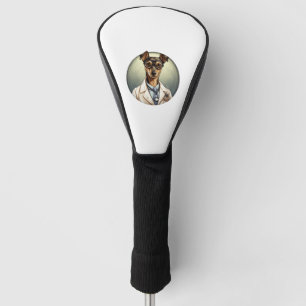 Funda Para Palo De Golf Médica de Perro de Pinscher en miniatura