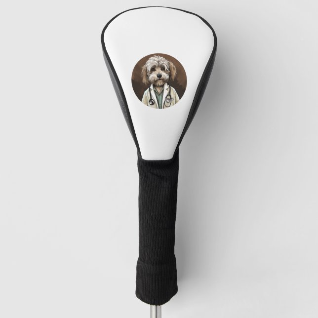 Funda Para Palo De Golf Médica del perro de Havanese (Anverso)