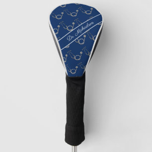 Funda Para Palo De Golf Médica médico Patrón estetoscopio Médico Azul