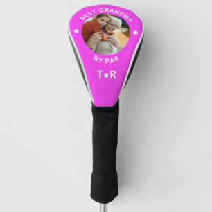 Funda Para Palo De Golf Mejor Abuela Por Foto Par Monograma Cubierta Cabec