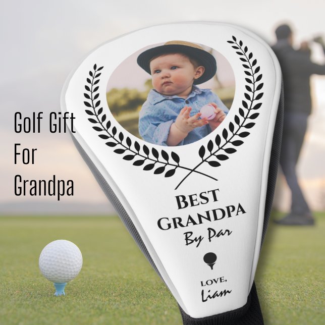 Funda Para Palo De Golf Mejor Abuelo De Par Sports Wreath Photo (Best Grandpa By Par Sports Wreath Photo Golf Head Cover)