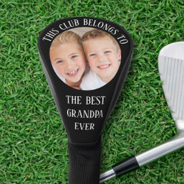 Funda Para Palo De Golf Mejor Abuelo del Mundo Foto Negra