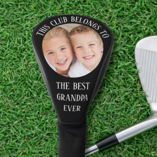Funda Para Palo De Golf Mejor Abuelo del Mundo Foto Negra
