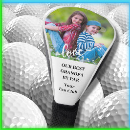 Funda Para Palo De Golf Mejor abuelo por foto de Par Personalizado