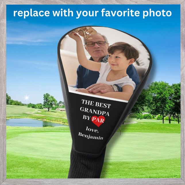 Funda Para Palo De Golf Mejor abuelo por foto de Par Personalizado (Subido por el creador)