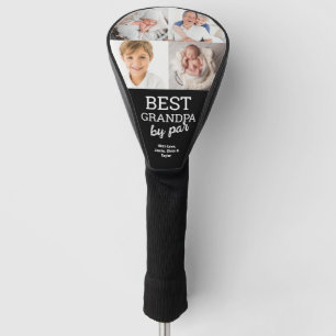 Funda Para Palo De Golf Mejor ABUELO por Par Collage personalizado de 4 fo