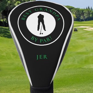 Funda Para Palo De Golf Mejor Abuelo Por Par Diciendo Divertido Negro Verd