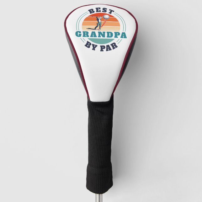Funda Para Palo De Golf Mejor Abuelo Retro Por Personalizado Paro (Anverso)