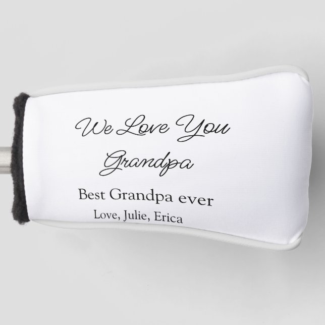 Funda Para Palo De Golf mejor abuelo siempre abuelos foto regalos clásicos (Anverso)