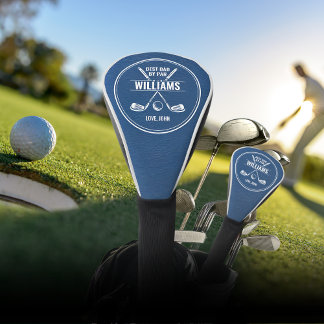 Funda Para Palo De Golf MEJOR DAD DE PAR Blue Leather Keepsake