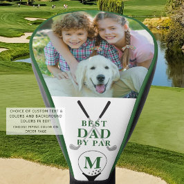 Funda Para Palo De Golf MEJOR DAD POR PAR Foto Monograma Verde