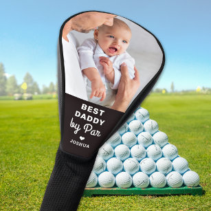 Funda Para Palo De Golf Mejor DADDY de Par Personalizado Foto Día del Padr