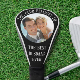 Funda Para Palo De Golf Mejor Esposo de la Historia de la Vida Negro
