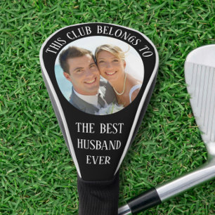 Funda Para Palo De Golf Mejor Esposo de la Historia de la Vida Negro