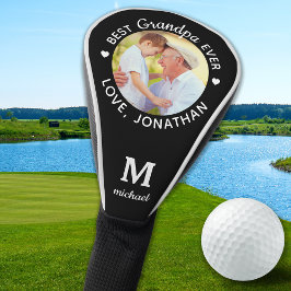 Funda Para Palo De Golf Mejor foto de nombre de monograma personalizado de