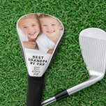 Funda Para Palo De Golf Mejor foto del abuelo<br><div class="desc">Celebra al mejor abuelo que le guste el golf en el Día del Padre o su cumpleaños con esta cubierta personalizada de la cabeza del golf "Mejor Abuelo por Par". Se puede personalizar fácilmente con una foto familiar, personalizar el "Mejor Abuelo" a cómo se le dirige (Poppop, Papa, Opa, etc.)...</div>