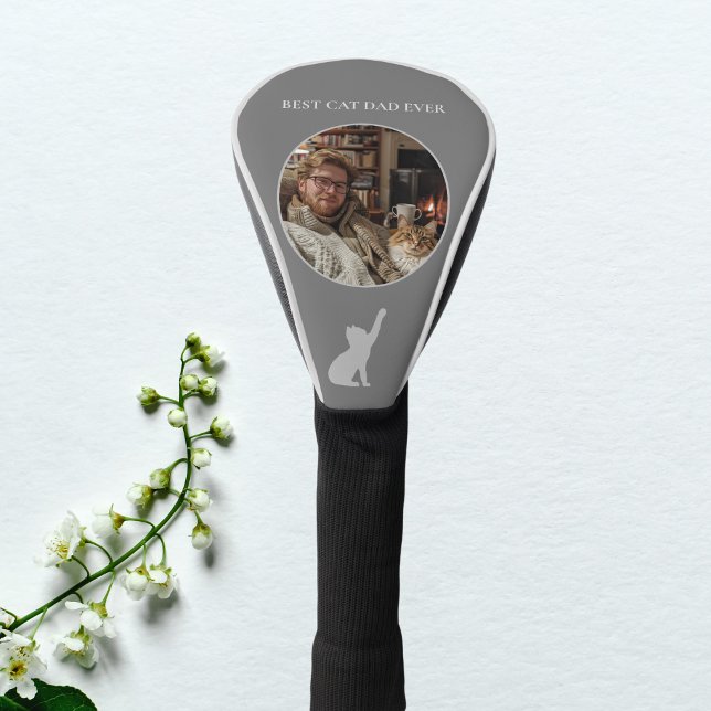 Funda Para Palo De Golf Mejor foto Personalizado de papá gato - gris oscur (Subido por el creador)