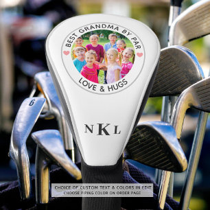 Funda Para Palo De Golf MEJOR GRANDMA POR PAR Photo Monogram