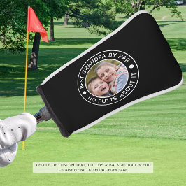 Funda Para Palo De Golf MEJOR GRANDPA POR PAR Foto Colores Personalizados