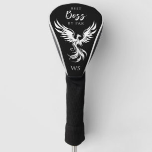 Funda Para Palo De Golf Mejor Jefe por Par Rising Phoenix Monograma Inicia